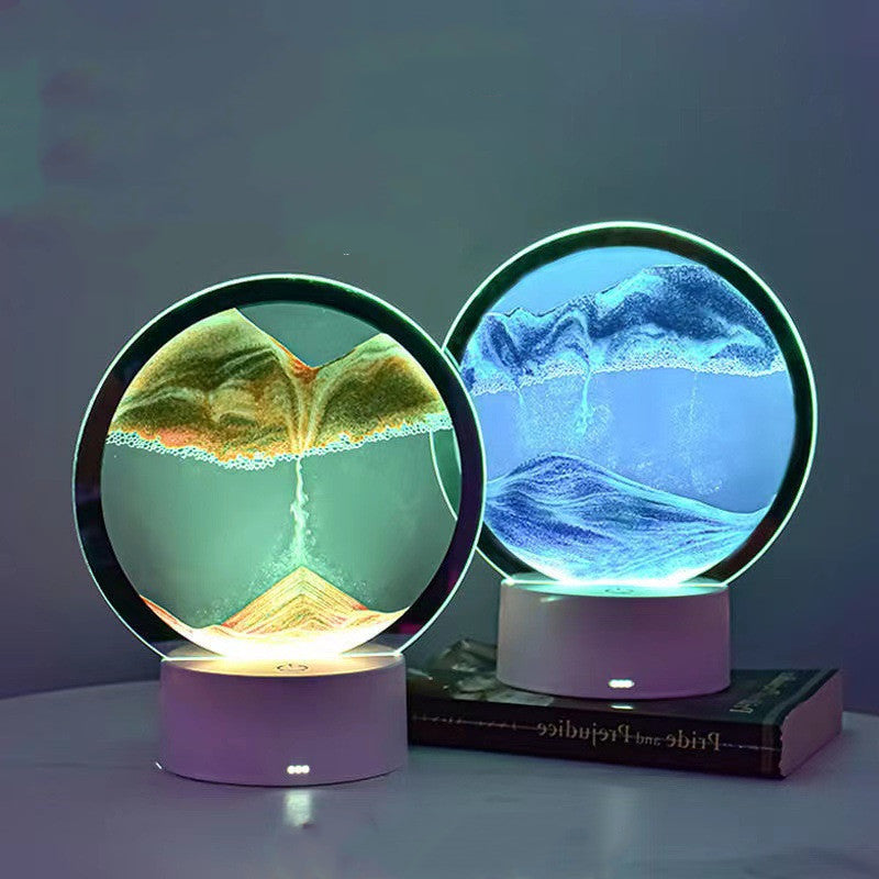 Creative 3D Quicksand Table Lamp By Elara