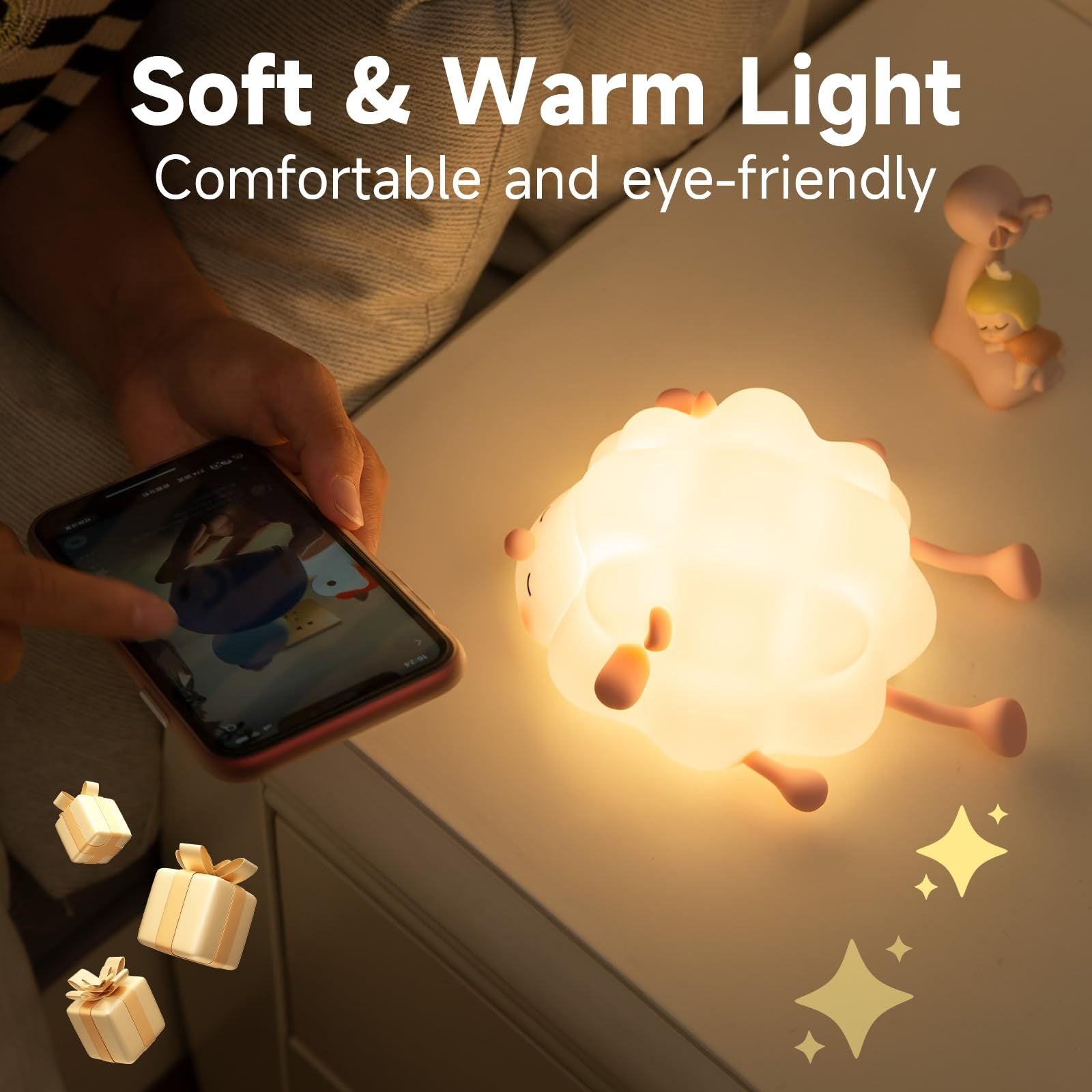 Cute Silicone Night Lights By Elara